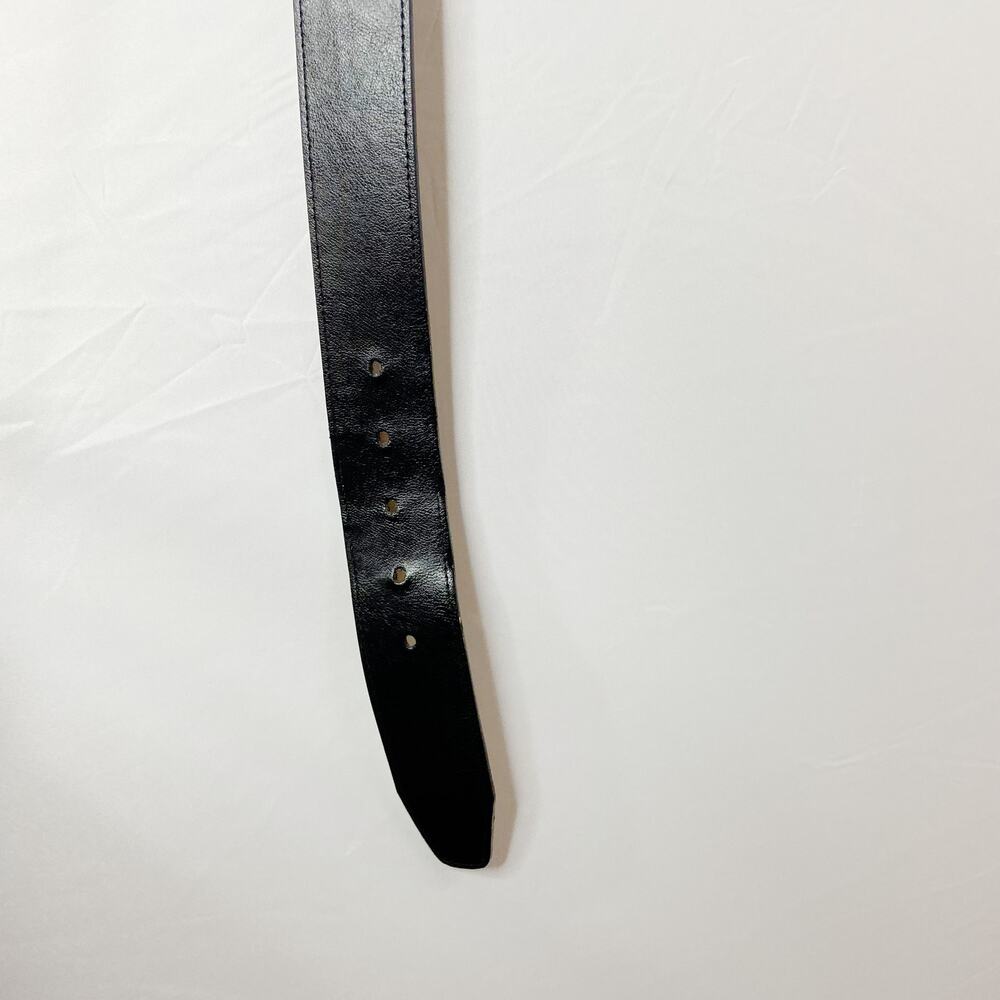 MICHAEL Michael Kors Black Leather Belt Size Large - Picture 14 of 14